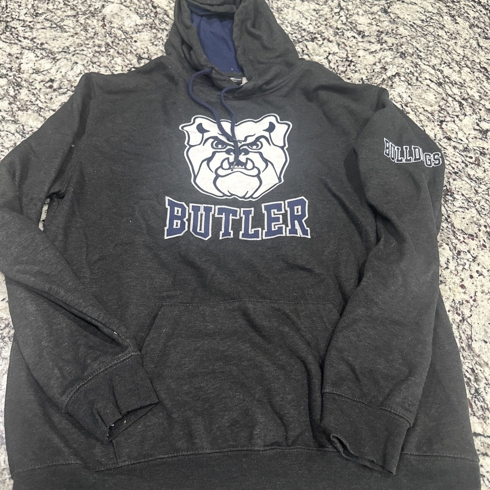 Men's Size XL Blue Butler Bulldogs hoodie Colosseum